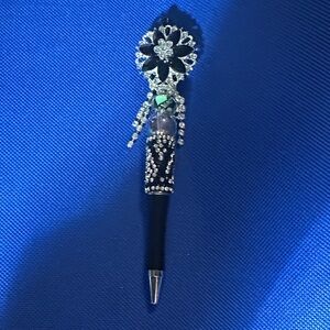 Elegant Black and Silver Decorative Pen